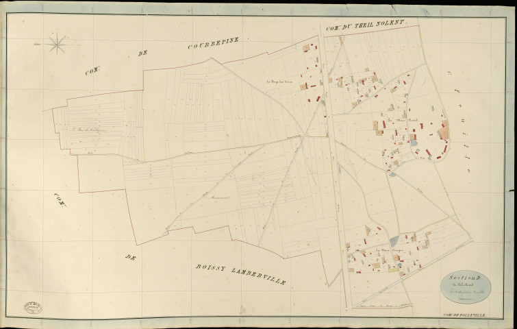 Folleville. Section D _ du Val Ricard _ 2e et dernière Feuille