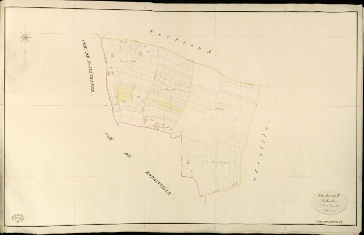 Lieurey. Section F _ de la Chapelle _ 1re de 2 Feuilles