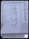 Église de Montfort-sur-Risle (Eure), statue de Vierge à l'enfant.