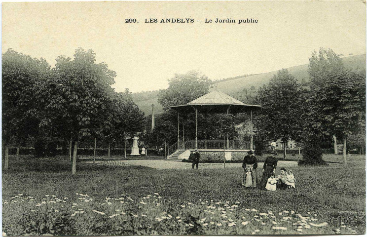 Andelys (Les). Le Jardin Public.