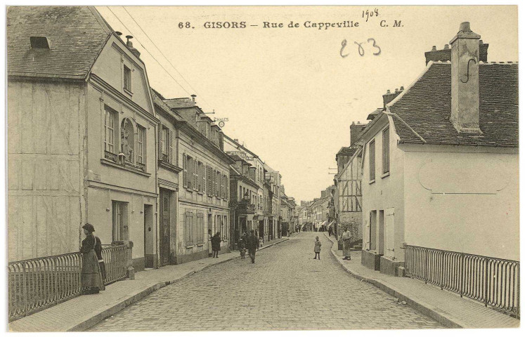 Gisors. Rue de Cappeville.