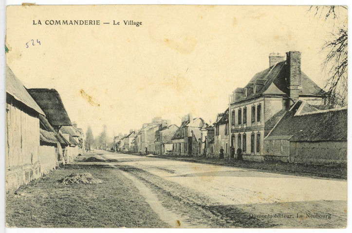 Sainte-Colombe-la-Campagne. Le Village.