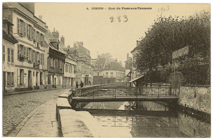 Gisors. Quai du Fossé-aux-Tanneurs.