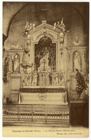 Boissey-le-Châtel. Le Maître-Autel (Historique).
