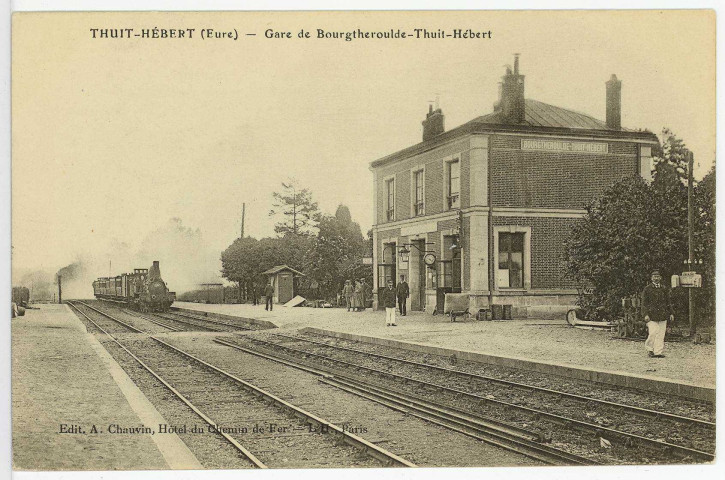 Thuit-Hébert. Gare de Bourgtheroulde.
