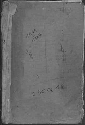 Tables 1914-1927