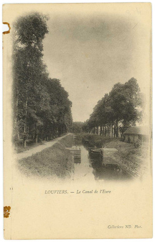 Louviers-Ville. Le Canal de l'Eure.