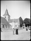 Ensemble sud-ouest de l'église de Saint-Wandrille-Rançon (Seine-Maritime).