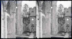Ruines et vestiges de l'abbaye de Jumièges (Seine-Maritime).
