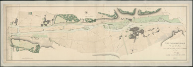 Cours de la Seine de Port-Villez à Notre-Dame-De-L'Isle. - "Plan topographique du cours de la Seine depuis le hameau du Petit Val jusqu'au hameau du Goulet. Feuille n° 27".