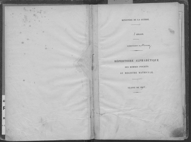 Bernay. Répertoire alphabétique (1901)
