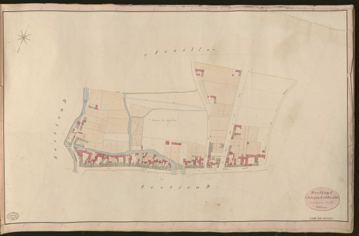 Gisors. Section C _ du Faubourg Cappeville et de la Plaine de la folie _ 2e et dernière Feuille