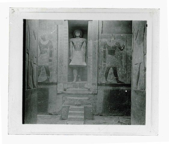 Ruines et vestiges de temple égyptien.