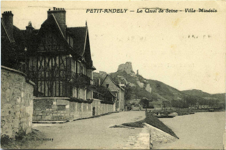 Andelys (Les). Le Quai de Seine. - Villa Mimésis.