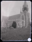 Église Sainte Croix de Bernay (Eure), jardin bénédictin.