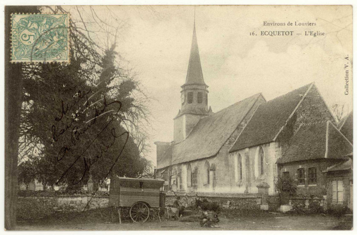 Ecquetot. L'Eglise.