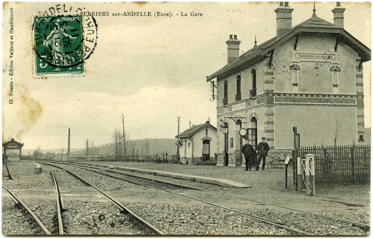 Perriers-sur-Andelle. La Gare.