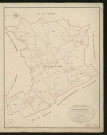Capelle-les-Grands. Tableau d'assemblage _ du Plan Parcellaire de la Commune de Capelles-les-Grands _ Canton de Broglie - Bernay - Eure. _ Terminé sur le Terrain le 14 mars 1831, sous l'administration de M. Passy, Préfet _ M. Gueroude, Maire _ sous la Direction de M. Martel, Directeur des Contributions directes _ M. Le Fébure, Géomètre en Chef. _ Par M. Forin, Géomètre de 1re classe.