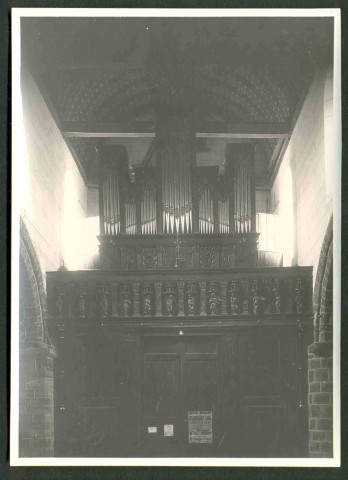Buffet d'orgue de l'église Saint-Sulpice de Breteuil (Eure, France)