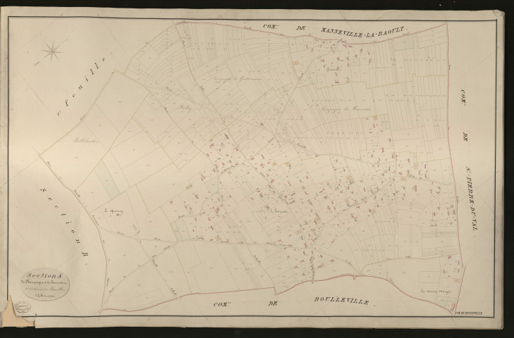 Beuzeville. Section A _ de Champagne et du hanneton _ 2e et dernière Feuille