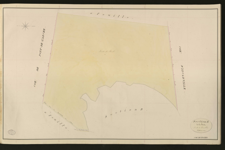 Tostes. Section A _ de la Cramponnière et de la Forêt _ 3e de 4 Feuilles
