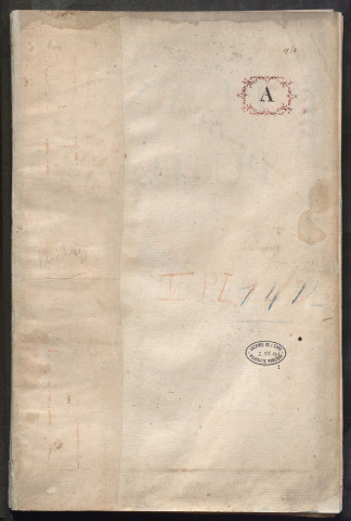 Puchay - 1- "Plan du domaine fieffé et non fieffé des Dames de l'Abbaye de Poissy …". * 2- "Domaine non fieffé". *