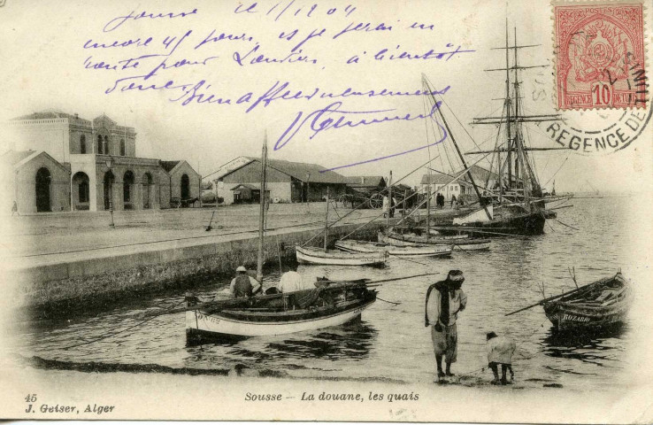 Sousse - La douane, les quais
