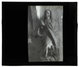 Église de Poses (Eure), statue de Sainte-Marguerite.