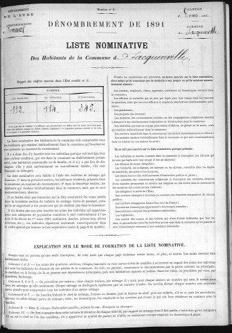 SACQUENVILLE 1891