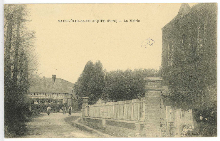 Saint-Eloi-de-Fourques. La Mairie.