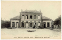 Canappeville. La Mairie et les Ecoles.