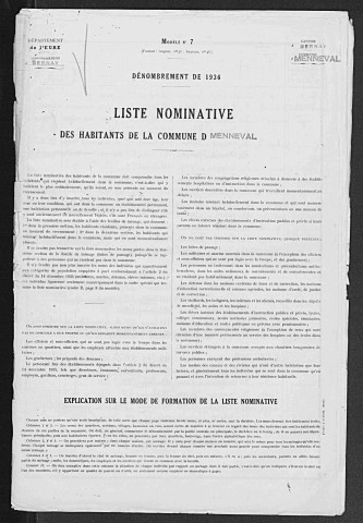 MENNEVAL 1936