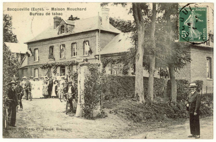Bacqueville. Maison Mouchard. Bureau de Tabac.