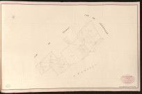 Amfreville-sous-les-Monts. Section B _ du Village _ 1re de 2 Feuilles