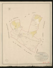 Romilly-près-Bougy. Tableau d'assemblage du Plan Parcellaire de la Commune de Romilly _ Canton de Beaumont-le-Roger - Bernay - Eure. _ Terminé sur le terrain le 1826, sous l'administration de M. Le Vicomte Raymond Delaitre, Préfet - M. Odieuvre, Maire et sous la direction de M. Hurtelle, Directeur des Contributions directes. _ M. Hautier, Géomètre en Chef. _ Par M. Pilfert, Géomètre de 1re classe