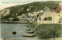 Andelys (Les). Petit Andely - Les Quais et L'Hôpital St Jacques.