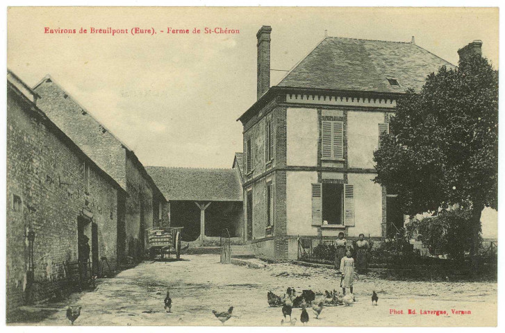 Breuilpont. Environs de Breuilpont (Eure) - Ferme de St-Chéron.