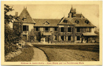 Ajou. Château de Saint Aubin.