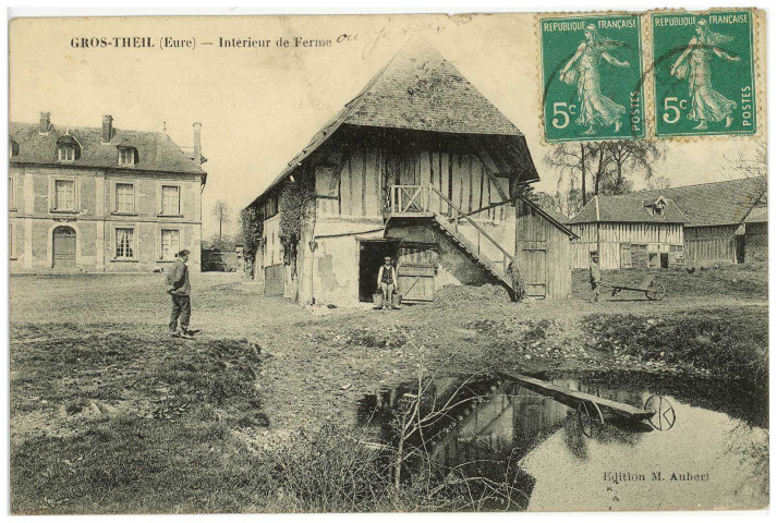 Gros-Theil (Le). Intérieur de Ferme.