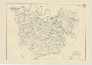Carte départementale avec limites des communes et cantons