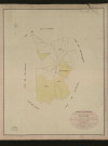 Bosc-Roger-sous-Baquet. Tableau d'assemblage du Plan Parcellaire de la Commune de Boscroger. _ Canton d'Ecos - Andelys, Eure. _ Terminé sur le terrain le 4 juin 1836, sous l'administration de M. A. Passy, Préfet - M. Delaporte, Maire et sous la direction de M. Marel, Directeur des Contributions directes. _ - M. Le Fébure, Géomètre en Chef. _ Par M. Letailleur, Géomètre de 1re classe.