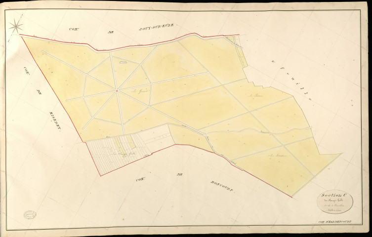 Hardencourt-Cocherel. Section C _ des Champs Galle _ 1re de 4 Feuilles