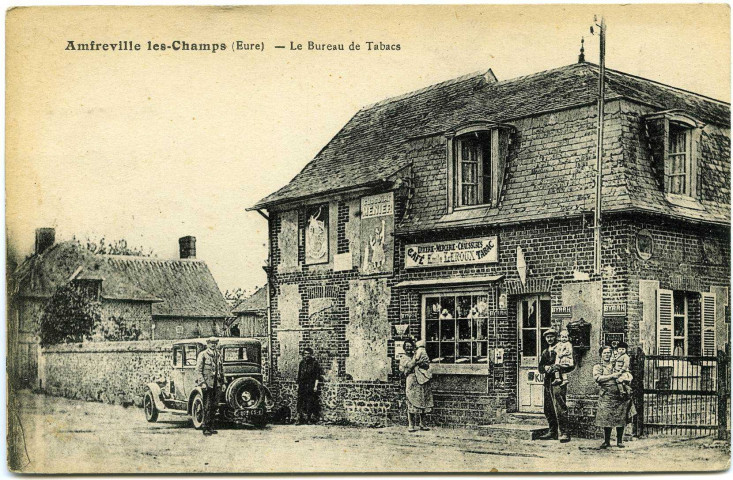 Amfreville-les-Champs. Le Bureau de Tabacs.