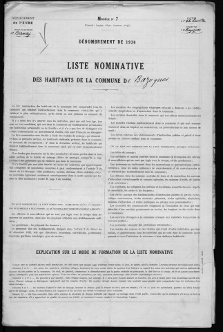 BAZOQUES 1936