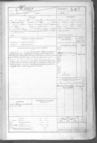 Bernay. Registre - Tome 2 (1909)