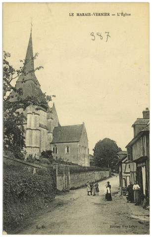 Marais-Vernier. L'Eglise.