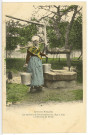 Pont-Audemer. Costumes Normands - Les environs de Pont-Audemer de 1840 à 1850 - La Servante de Ferme.