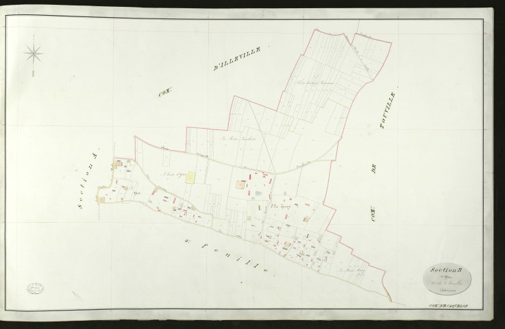 Ecaquelon. Section B _ d'Ytot _ 1re de 2 Feuilles