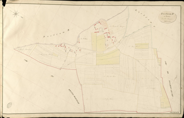 Orvaux. Section D _ du Donaire _ Feuille Unique