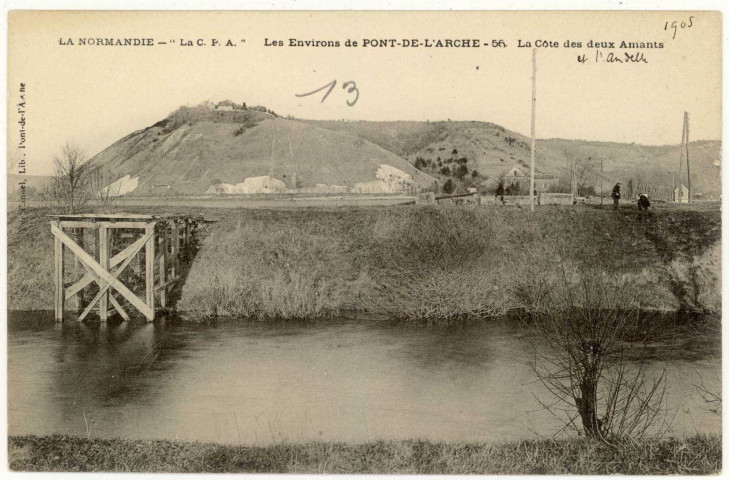 Amfreville-sous-les-Monts. La Côte des Deux-Amants.